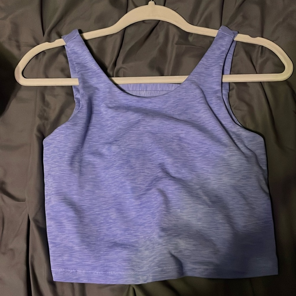 Cute periwinkle crop top